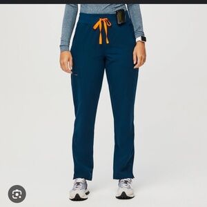 Figs Deep Reef Yola™ High Waisted - Skinny Scrub Pants - M